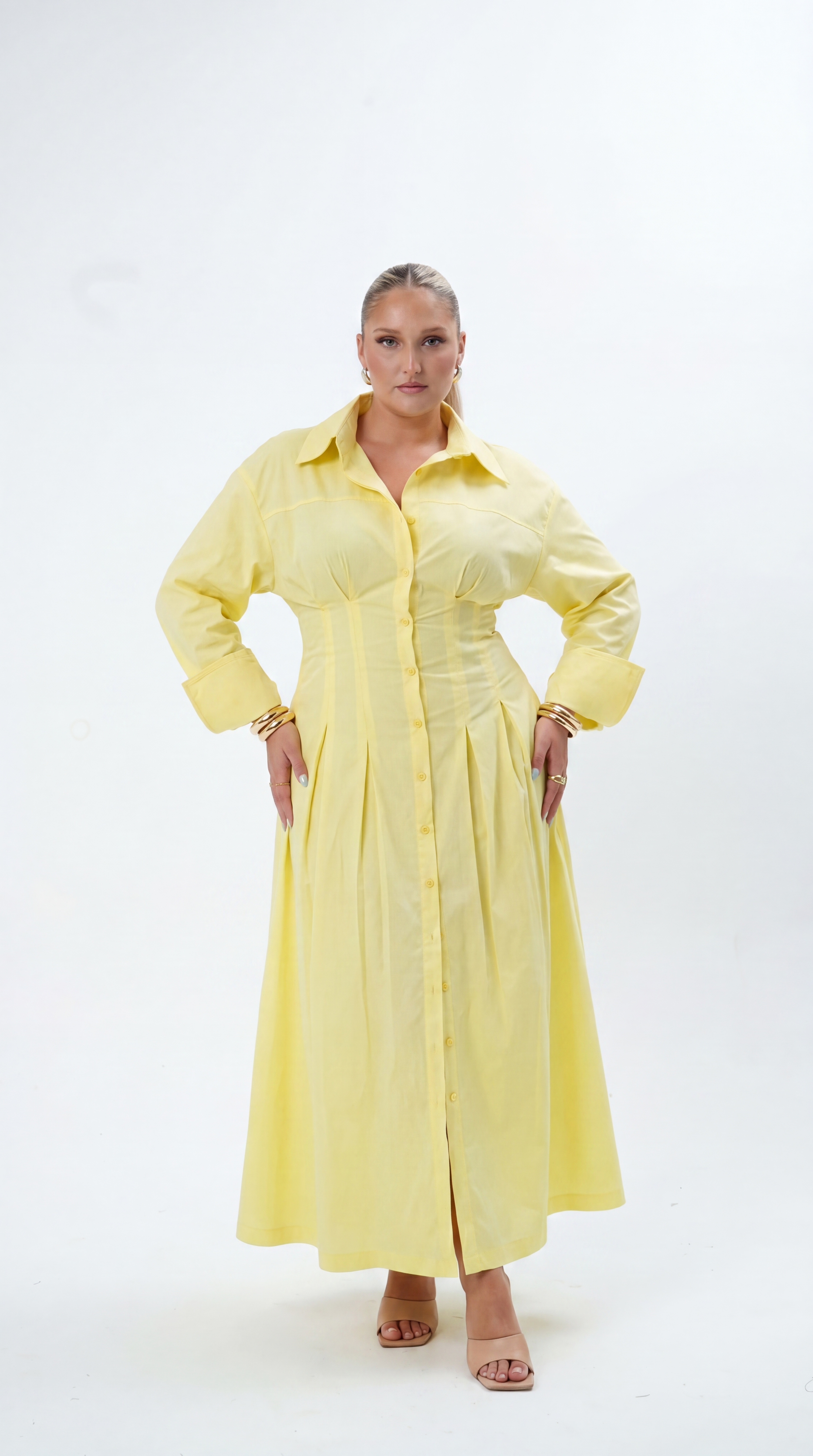 Valentha® | Corset Midi Jurk
